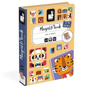 Janod Magneti'book Animal Puzzle - Multicolor